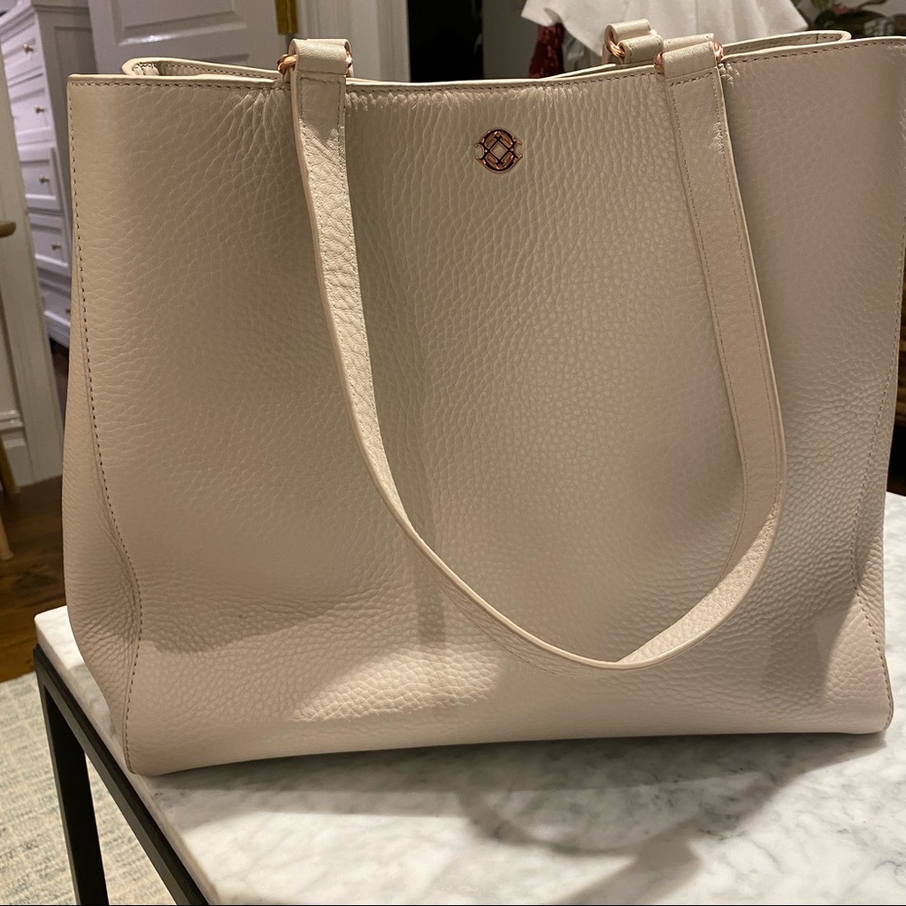 Dagne Dover Allyn Leather Tote